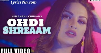 ohdi shreaam lyrics