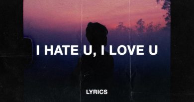 i​ hate u i love u lyrics