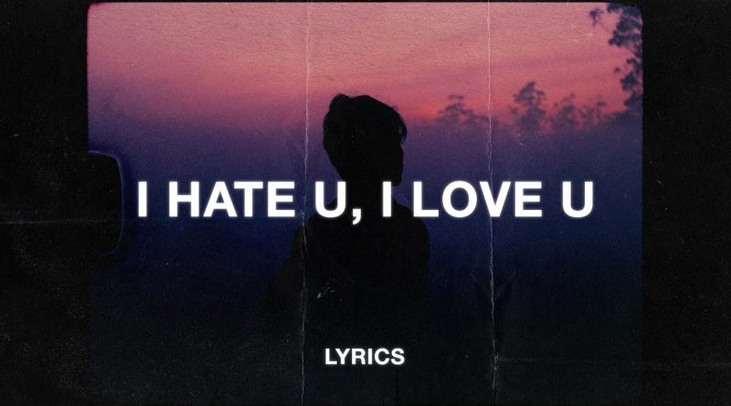 i​ hate u i love u lyrics