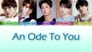 an ode to you lyrics